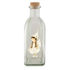 Bohemia Gifts Sklenená fľaštička Anjel, 500 ml