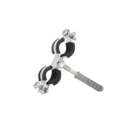 Kovová objímka s gumou pre dvojité rúry 3/8" 15-19 mm (200)