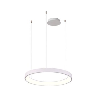 Azzardo AZ5018 -LED Stmievateľný luster na lanku AGNES LED/48W/230V pr. 58 cm biela