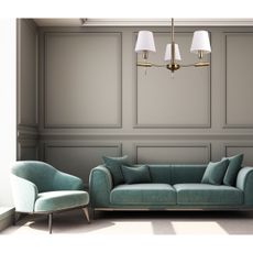 ITALUX MD38482-3 - Luster na tyči BALTER 3xE14/40W/230V