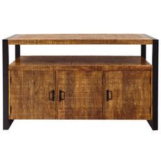 indickynabytok.sk - Komoda Retro 140x90x45 indický masív mango