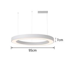 Immax NEO 07214L - LED Stmievateľný luster PASTEL LED/68W/230V biela 95cm Tuya + DO