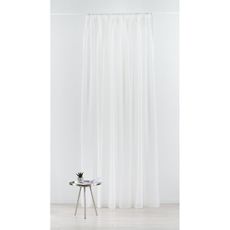 Krémová voálová záclona 300x260 cm Crush – Mendola Fabrics