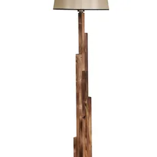Opviq Stojaca lampa Yanik I 165 cm hnedá/béžová