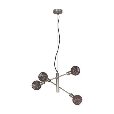 Briloner 4814-042 - Luster na lanku NATURE 5xE14/5,5W/230V