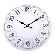 Nástenné drevené hodiny Dakls Mugs, ⌀ 34 cm