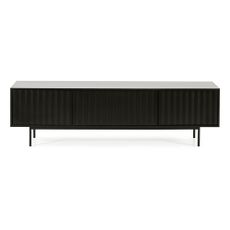 Čierny TV stolík 180x52 cm Sierra – Teulat