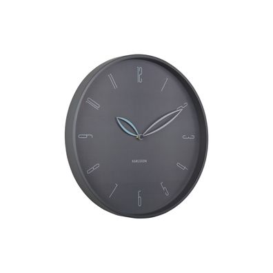 Karlsson 6012GY dizajnové nástenné hodiny sivá, pr. 40 cm
