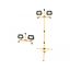 Reflektor LED, 2x2700lm, so stojanom 180cm