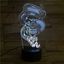 3Dmix 3DL-DFS030 – 3D LED nočná lampa - Lebka s hadom (Aroma)