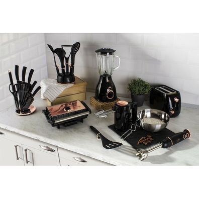 Berlinger Haus Sekáčik elektrický na ovoce a zeleninu Black Rose Collection