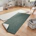 NORTHRUGS - Hanse Home koberce Behúň Twin-Wendeteppiche 103095 green cream – na von aj na doma - 80x350 cm