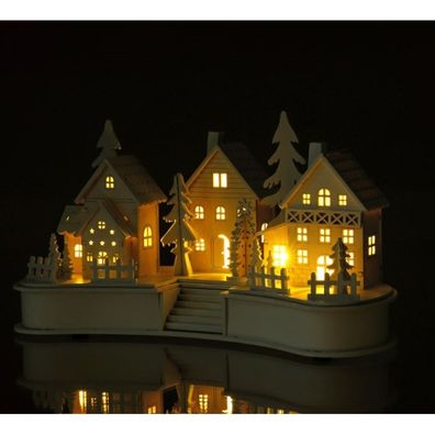 Retlux - LED Vianočná dekorácia LED/2xAA dedinka