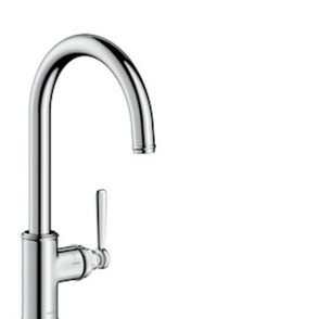 Drezová batéria Hansgrohe Axor Montreux s otočným ramienkom vzhľad nerezu 16580800