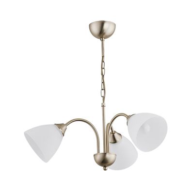 Luster na reťazi ENIGMA 3xE14/10W/230V bronzový