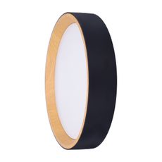 Solight WO8016 - LED Stm. strop. svietidlo LARIOS LED/48W/230V+DO pr.39 cm čierna