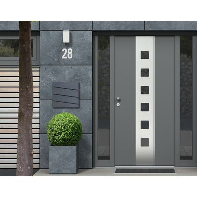 ModernHome Poštová schránka, pozinkovaná oceľ, antracit