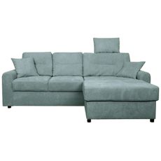 Carryhome ROHOVÁ SEDACIA SÚPRAVA, textil, mätovozelená