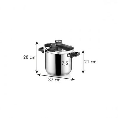 TESCOMA tlakový hrniec ULTIMA 7.5 l , 7,5 l