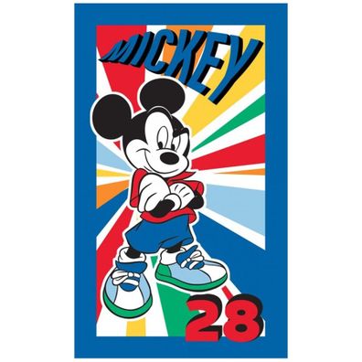Detský / chlapčenský uterák Frajer Mickey Mouse - Disney - 100% bavlna, froté s gramážou 320 gr./m² - 30 x 50 cm