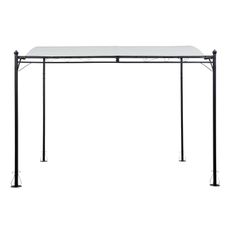Blumfeldt Allure, pergola, prístrešok, altánok, 300 × 250 cm, polyester, svetlá béžová