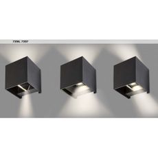 Rabalux 7396 - Vonkajšie nástenné svietidlo SOLIN 1xG9/42W/230V IP54 čierna