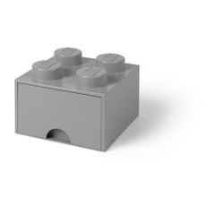 Sivý úložný box štvorec LEGO®