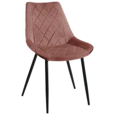 Ak furniture Čalouněná designová židle Justina růžová