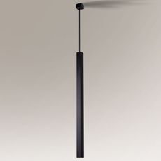 Shilo 5701 - Luster na tyči DOHA 1xGU10/15W/230V čierna