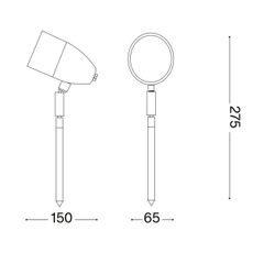 Ideal Lux - Vonkajšia lampa INSIDE 1xG9/15W/230V 27,5 cm IP54 hnedá
