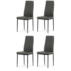Sada jedálenských stoličiek DCL-372 GREY, 4 ks