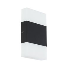 Eglo 75464 - LED Vonkajšie nástenné svietidlo LINOSA 2xLED/2,2W/230V IP54