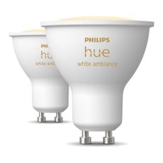 LED žiarovky v súprave 2 ks GU10, 4 W White ambiance – Philips Hue