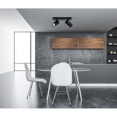 ITALUX SPL-2813-2B-BL - Bodové svietidlo LACONI 2xGU10/35W/230V čierna
