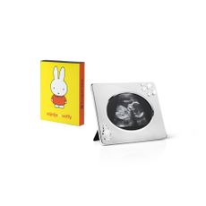 Kovový stojací rámček v striebornej farbe 13x10 cm Miffy – Zilverstad