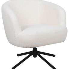 Cantus KRESLO, kov, textil, biela