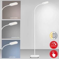 Briloner 1297-016 - LED Stmievateľná stojacia lampa LED/8W/230V