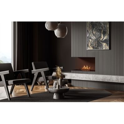Planika Senso Fireplace BEV- Vstavaný BIO krb 56,2x75 cm 2,5kW+dálkové ovládanie