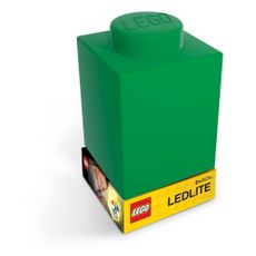 Zelené silikónové nočné svetielko LEGO® Classic Brick