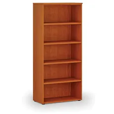 Kancelársky regál PRIMO WOOD, 1781 x 800 x 420 mm, čerešňa