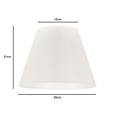 Duolla - Tienidlo k stolnej lampe SOFIA S E27 pr. 28 cm béžová