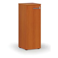 Nízka kancelárska skriňa s dverami PRIMO WOOD, 400 x 420 x 1087 mm, čerešňa