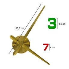 IKO Nástenné hodiny 12 farebných číslic – 80–90 cm