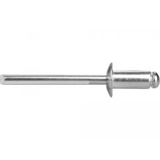 Sada hliníkových nitov 1000ks, O 3,2x6,4mm s plochou hlavou