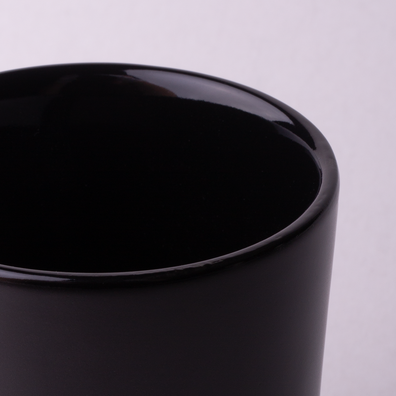 Šálka bez uška čierna 300 ml - Flow - 453120