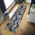 Flair Rugs koberce Behúň Moda Asher Blue - 60x230 cm