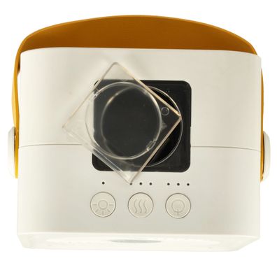 Ventilátor klimatizácie zvlhčovač strieborný
