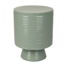 Kovový okrúhly odkladací stolík ø 35 cm Sven – White Label