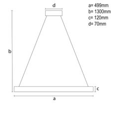 LED Stmievateľný luster na lanku LED/80W/230V 3000-6500K čierna + diaľkové ovládanie