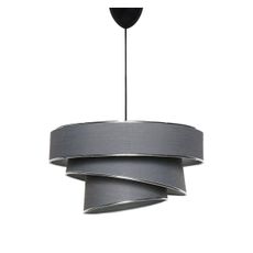 Závesný luster Couper - Anthracite, strieborná
